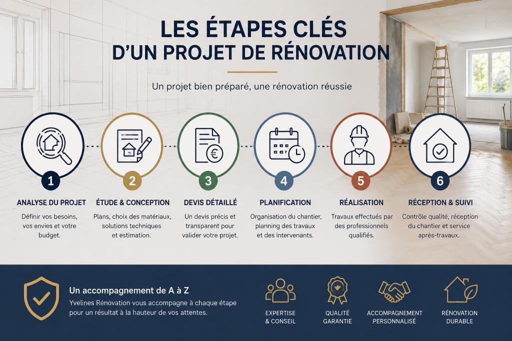 Etapes essentielles pour reussir votre renovation