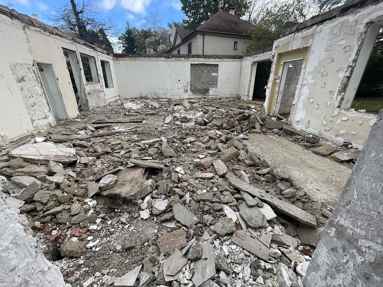 Chantier de rénovation lourde à La Celle-Saint-Cloud, photo 2