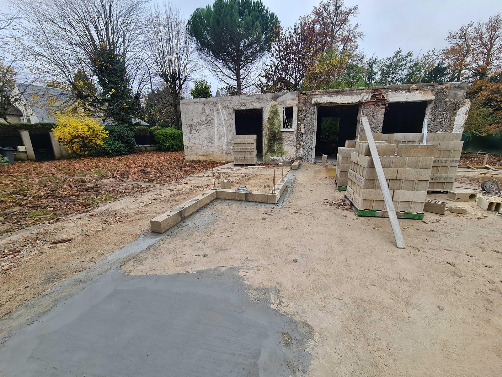 Chantier de rénovation lourde à La Celle-Saint-Cloud, photo 5