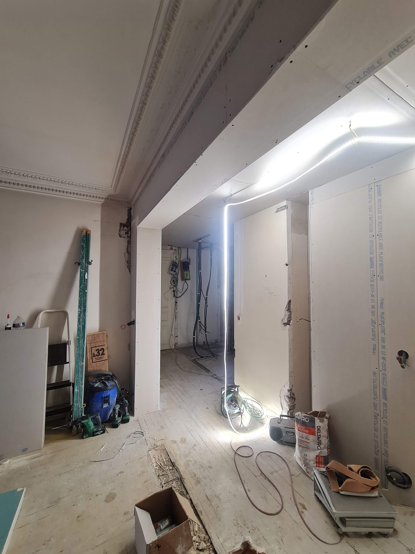 Chantier de r&eacute;novation &agrave; Neuilly, photo 13