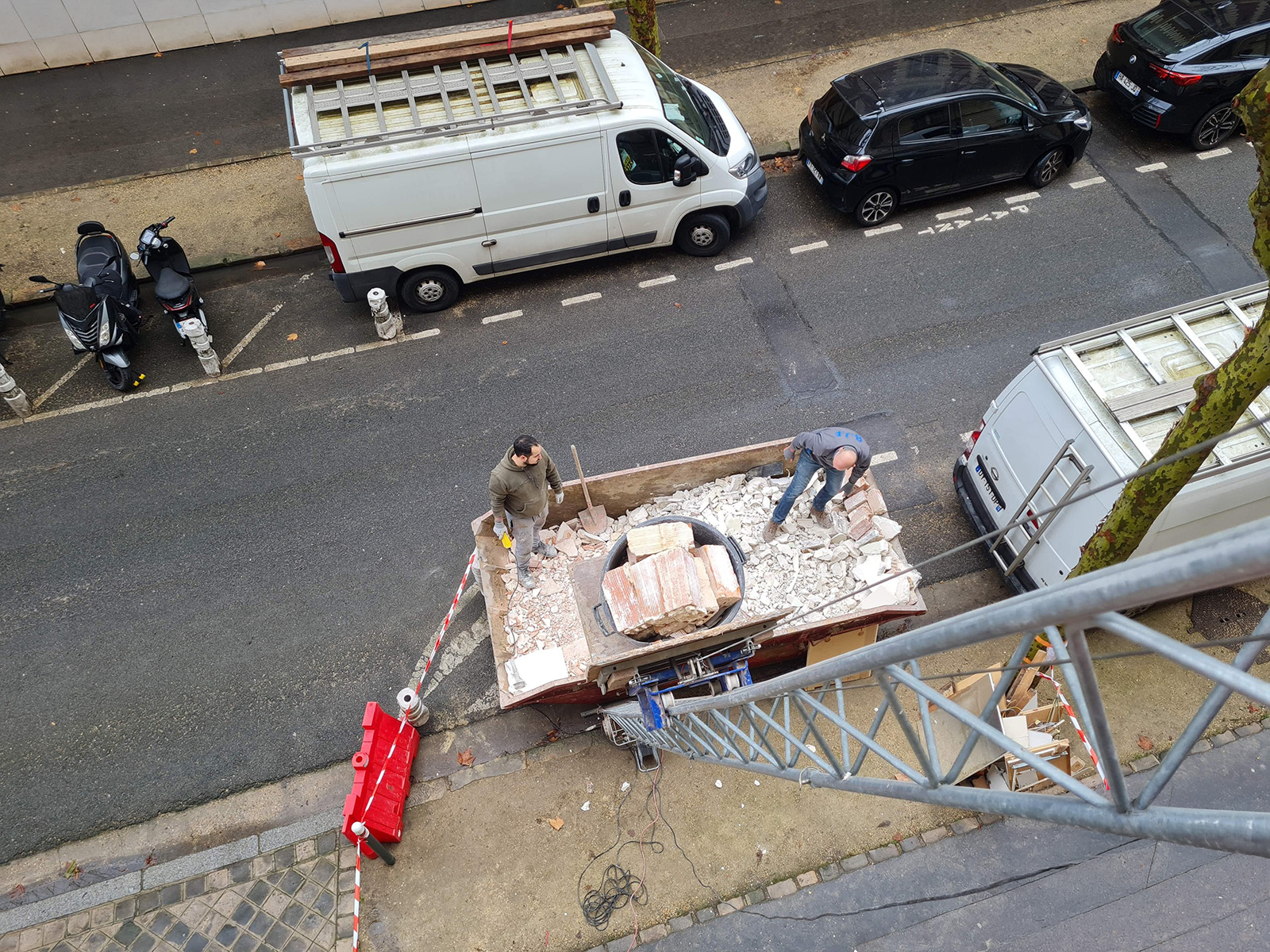 Chantier de r&eacute;novation &agrave; Neuilly, photo 4