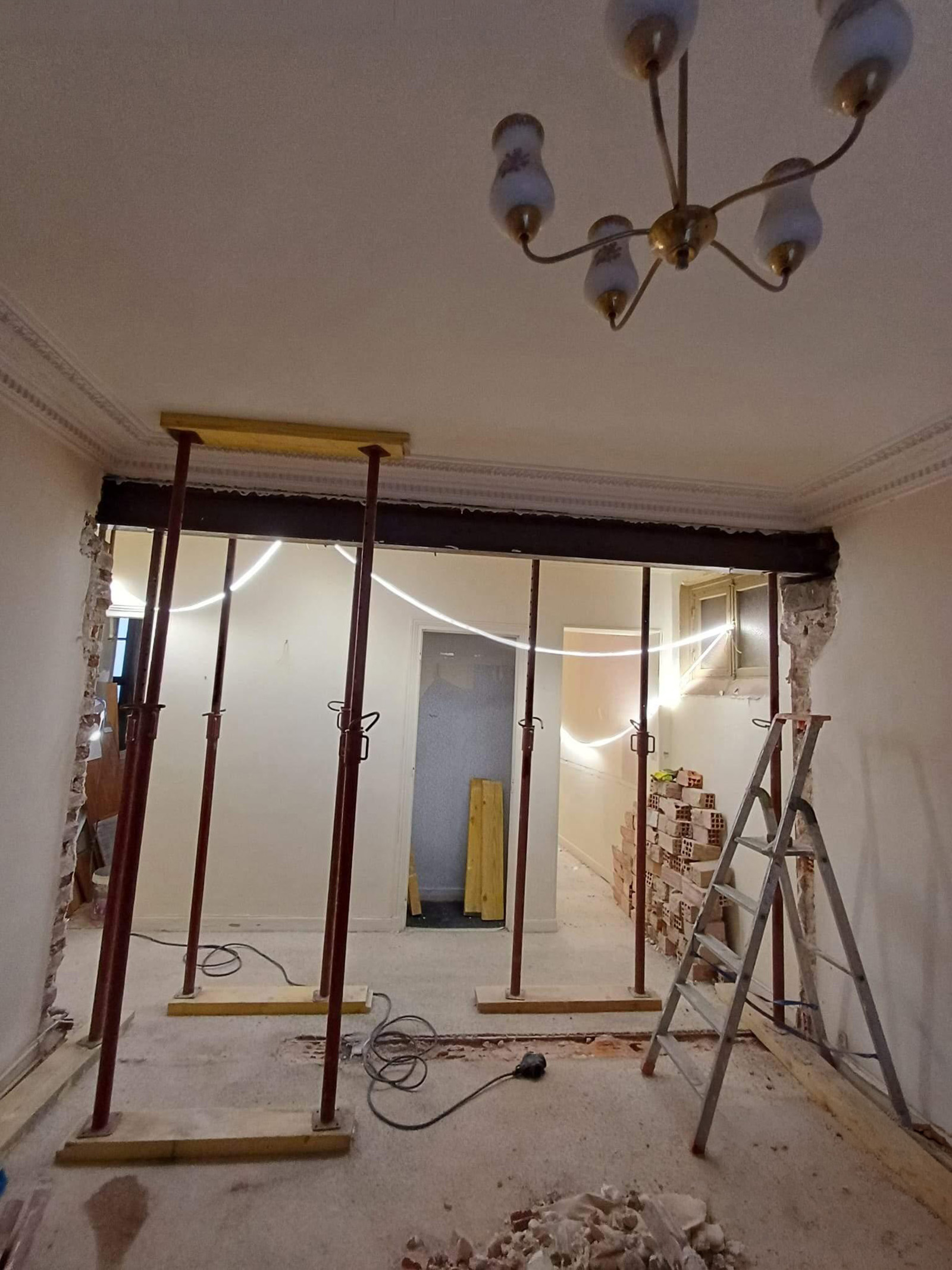 Chantier de r&eacute;novation &agrave; Neuilly, photo 6