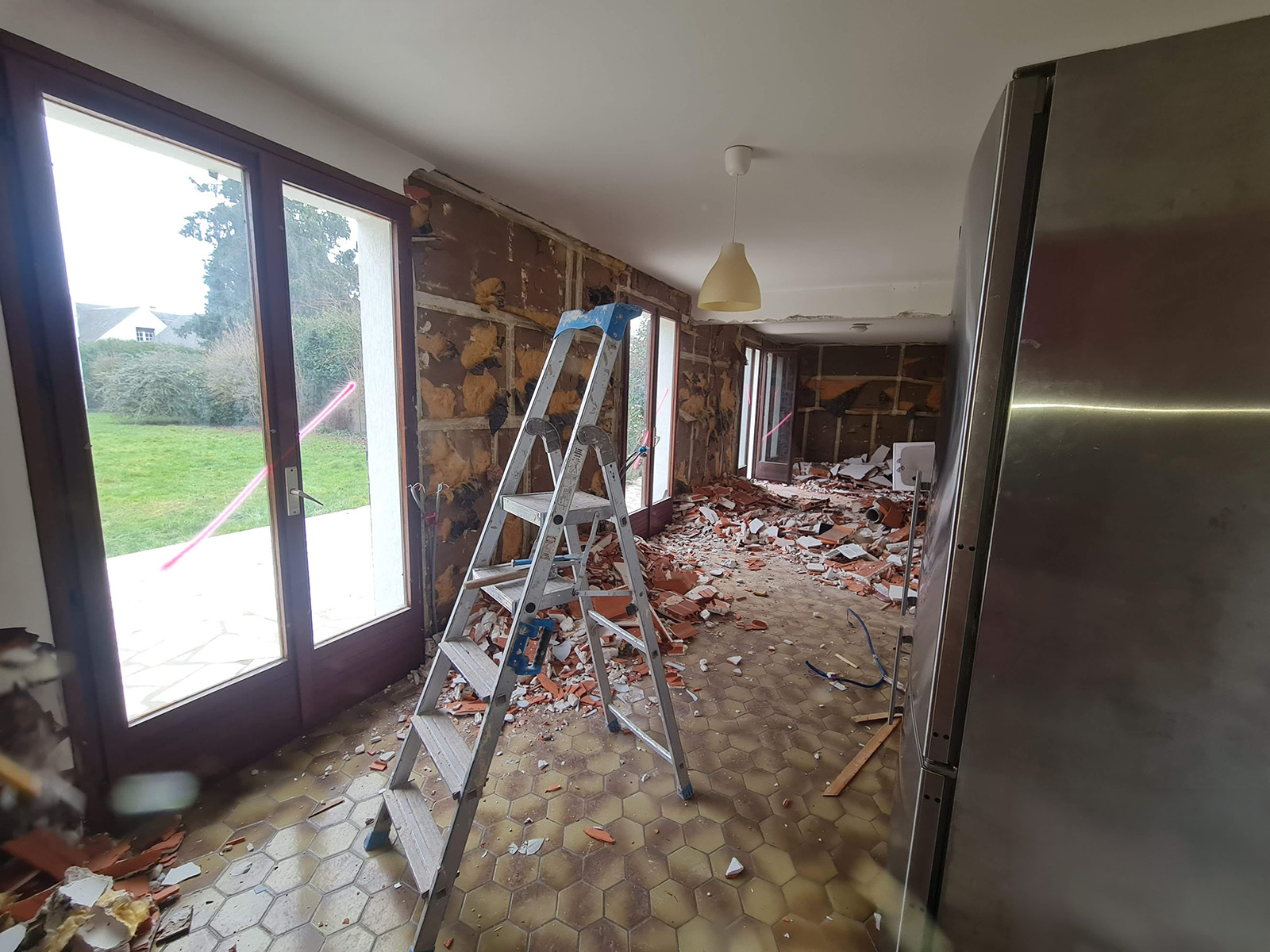 Chantier de rénovation lourde à Feucherolles, photo 1