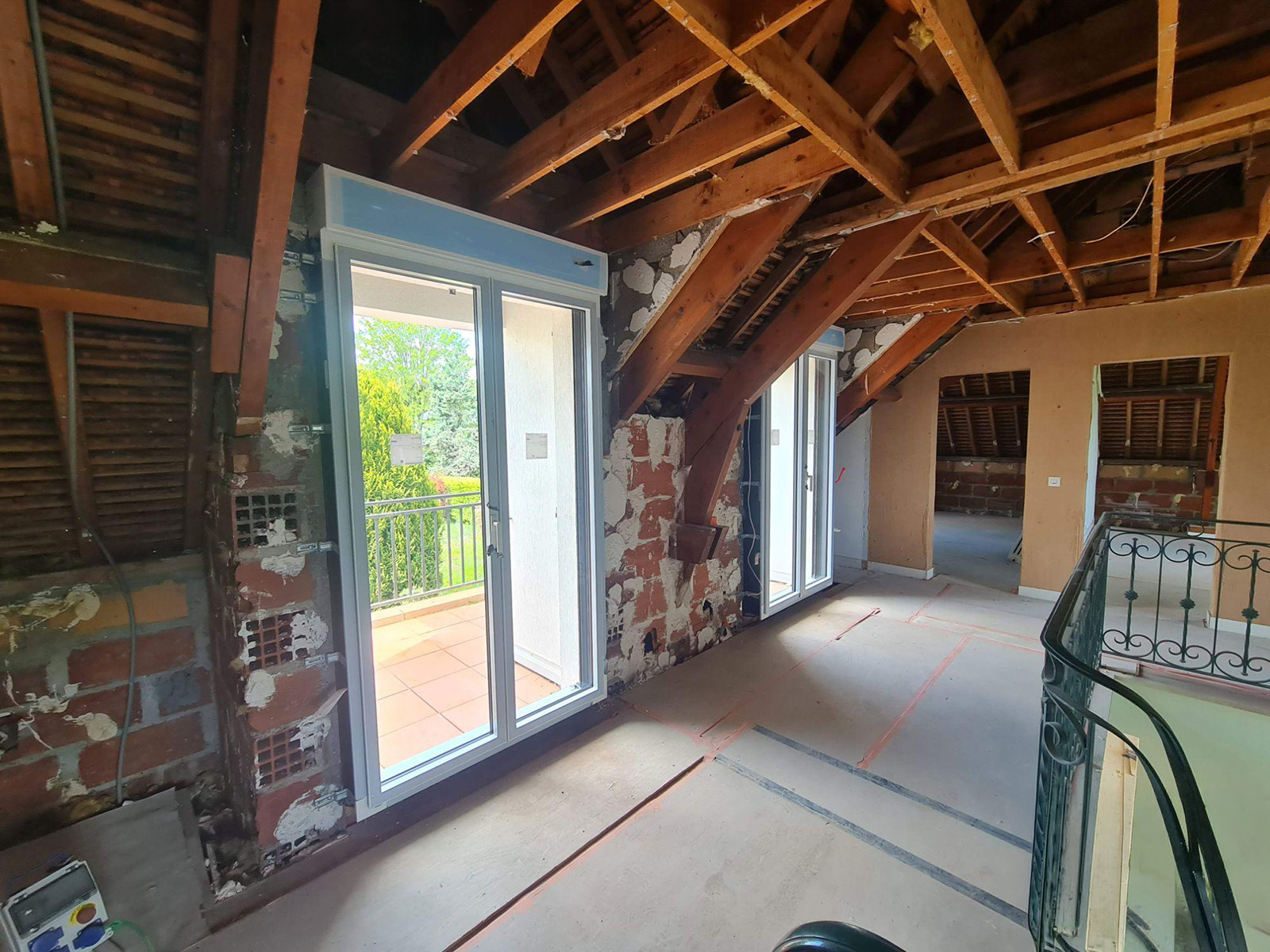 Chantier de r&eacute;novation lourde &agrave; Feucherolles, photo 14