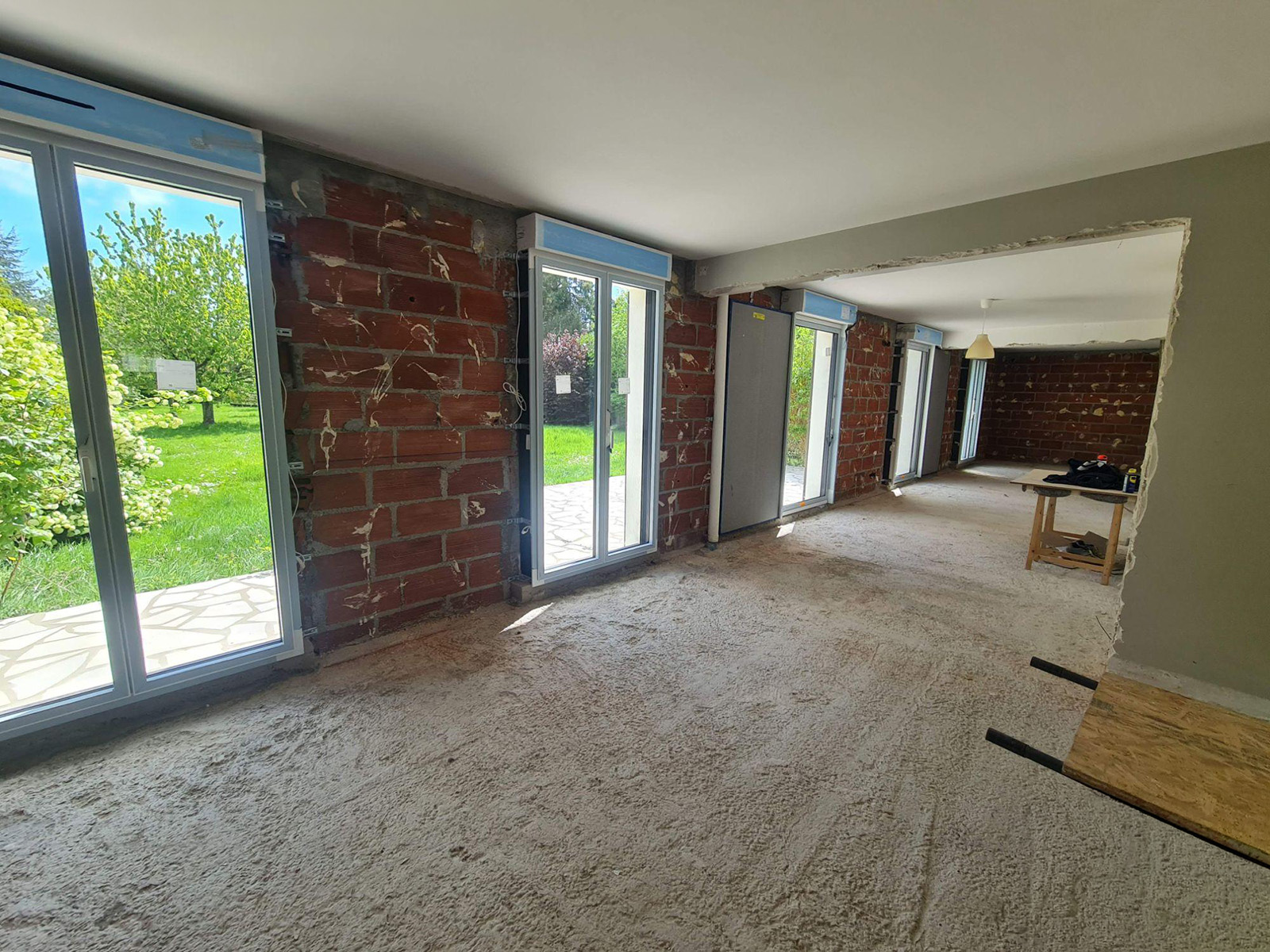 Chantier de r&eacute;novation lourde &agrave; Feucherolles, photo 15