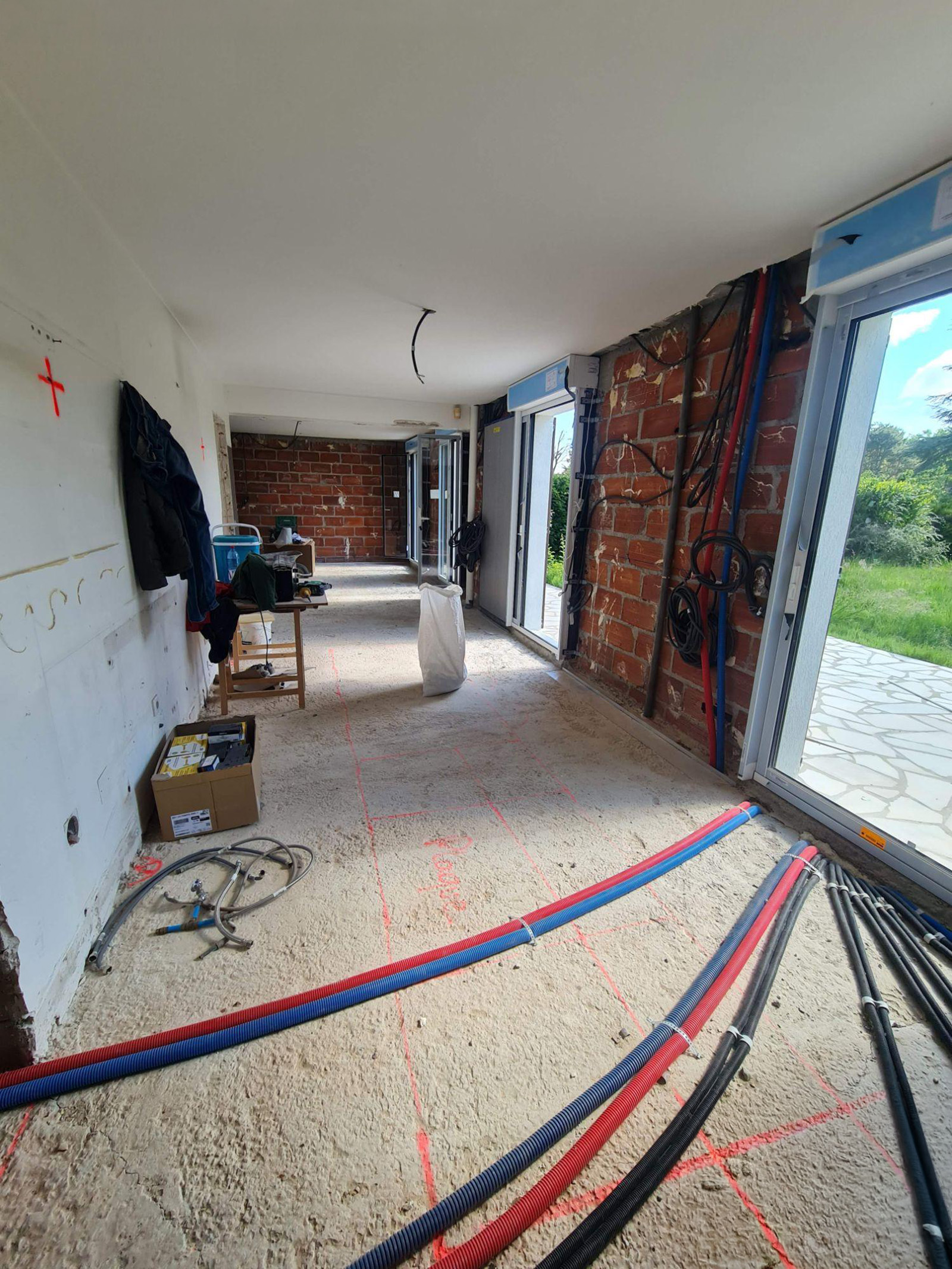 Chantier de r&eacute;novation lourde &agrave; Feucherolles, photo 17